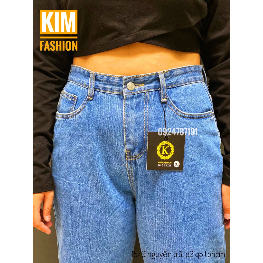 Quần baggy bigsize kimfashion, quần ống rộng bigsize BGD-Dam-1 60-90kg