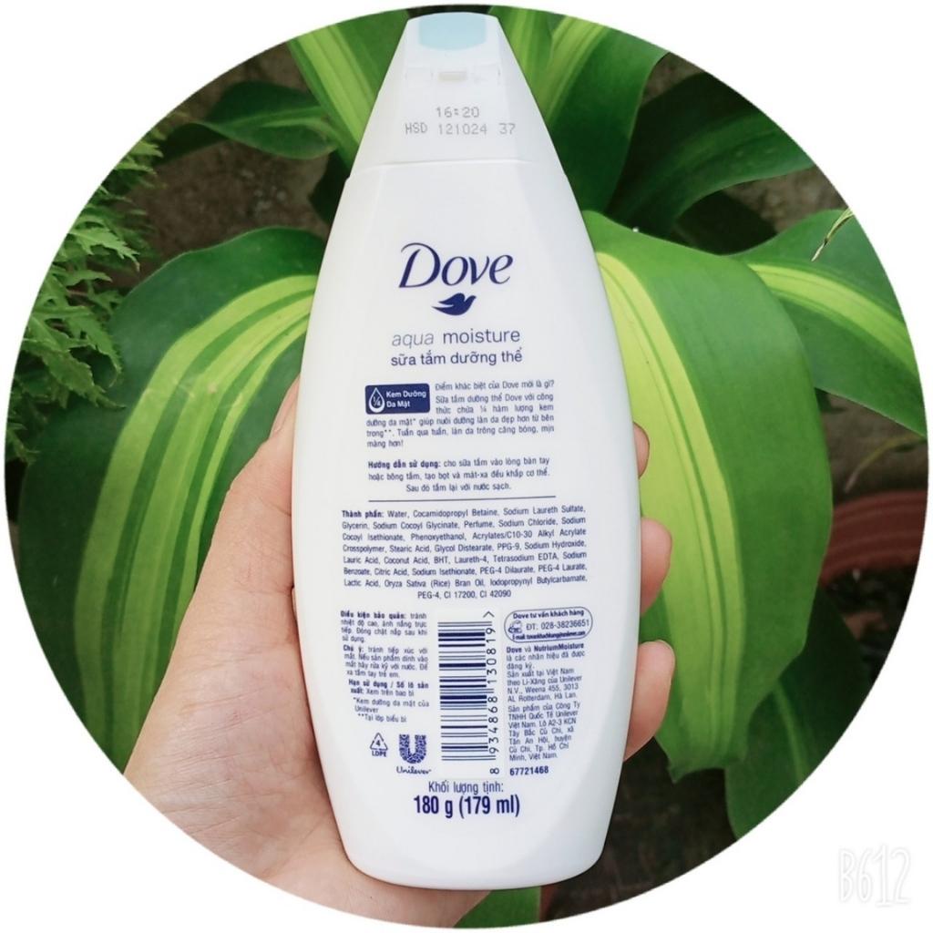 Sữa tắm dưỡng thể Dove tinh chất hương thảo và oải hương 180g