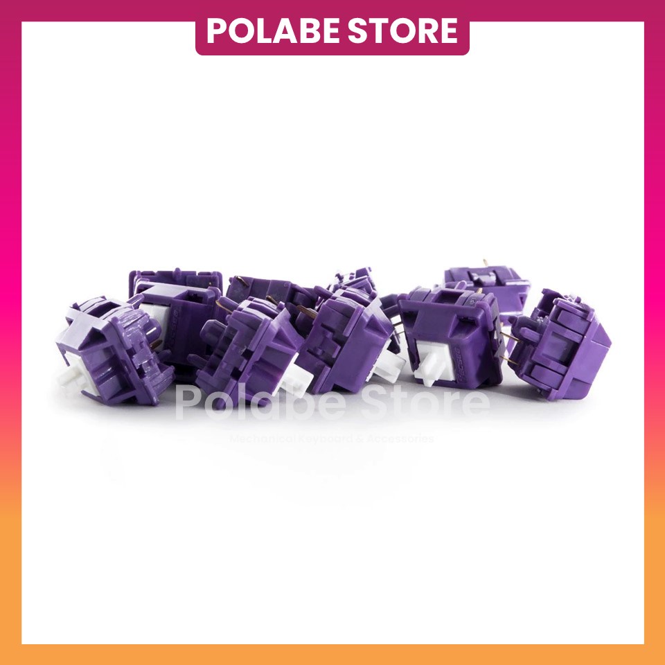 Tecsee Purple Panda Tactile Switches Công Tắc Bàn Phím Cơ - Polabe Store