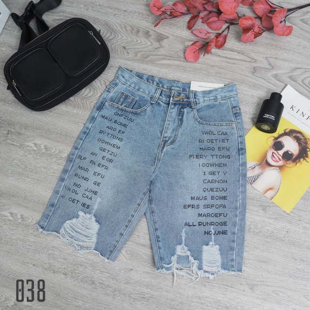 Quần jean ngố lửng mã 402 4051..