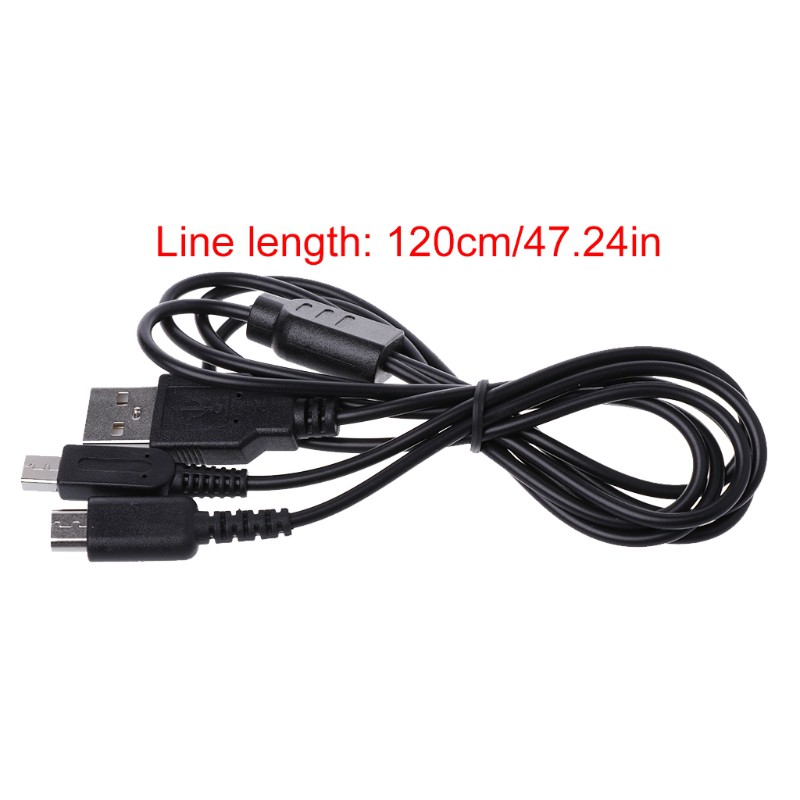 Dây Cáp Sạc Usb Chữ Y 2 Trong 1 Cho Nintendo 3ds Ndsi Ds Lite