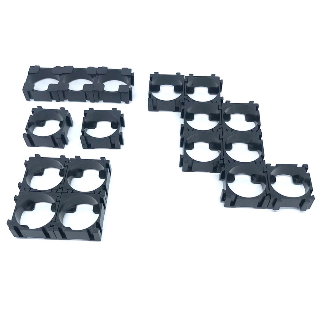 Combo 10 chiếc Khung giá đỡ pin 1*1, đế pin ghép nối và cố định cell 18650 loại 1 pin