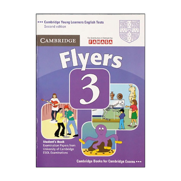 Sách - Cambridge Young Learner English Tests Flyers 3 SB FAHASA Reprint Edition