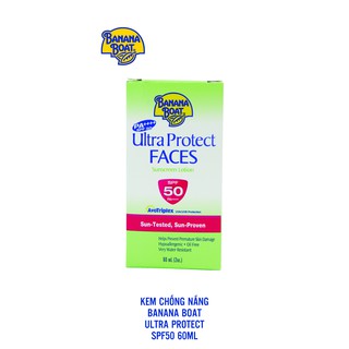 Kem Banana Boat Chống Nắng FACIAL PROTECT SPF50 60ML