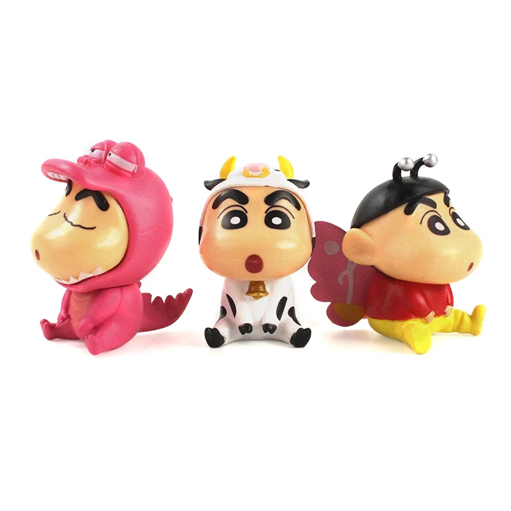 SHINCHAN Set 6 Mô Hình Nhân Vật Trong Shin-Chan Dễ Thương