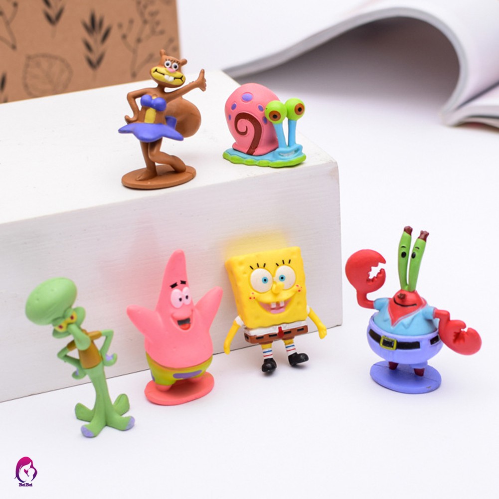 6pcs Doll Toy PVC Action Collection Children Birthday Christmas Gift Decoration Props