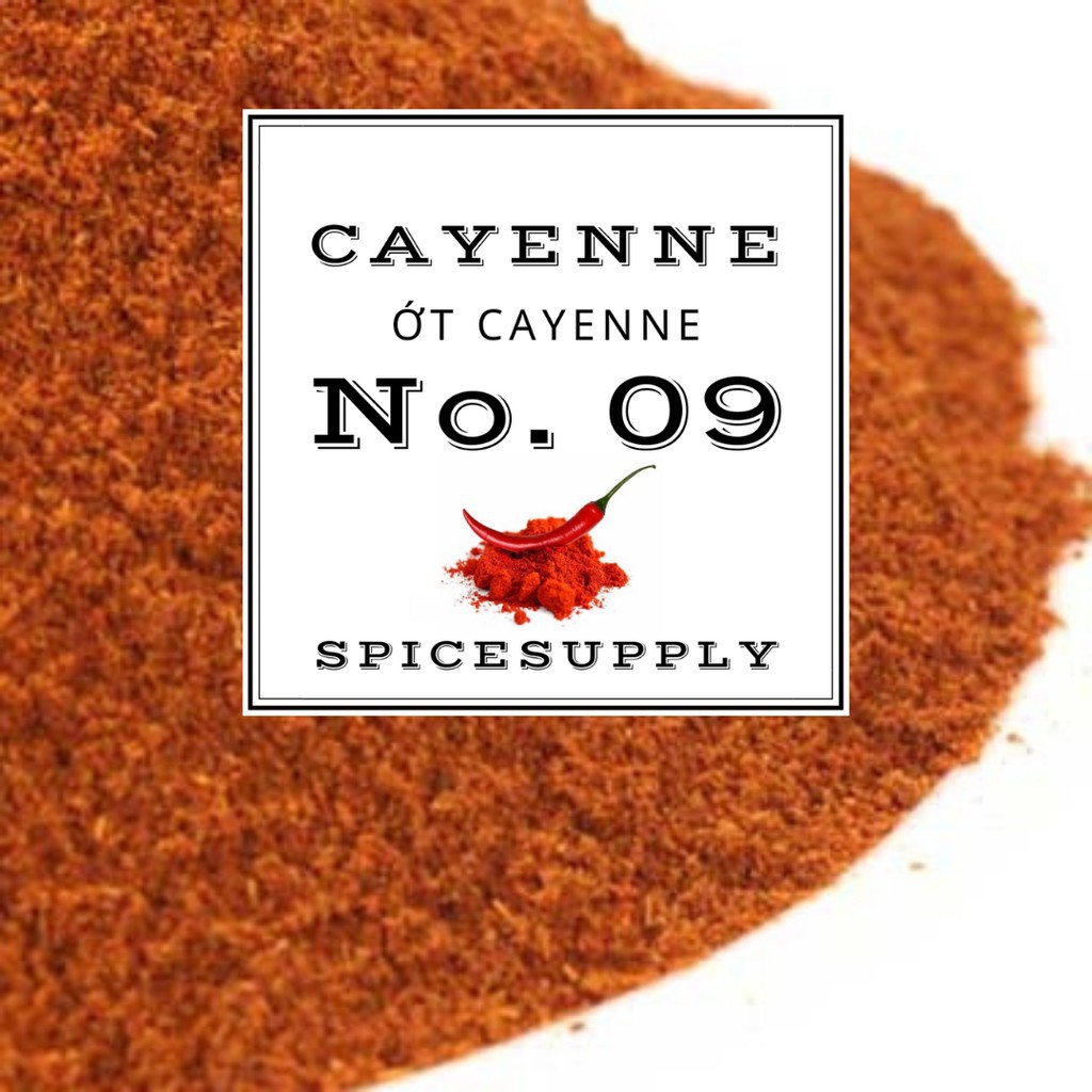 500g ớt Cayenne pepper - bột Ớt chỉ thiên siêu cay nhập khẩu Gia Vị healthy giảm cân meal plan fitness
