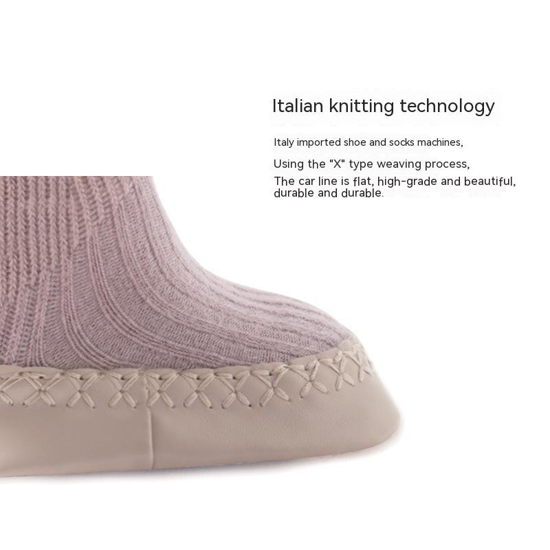 Giày Vớ cotton Đế Mềm Chống Rơi Phối Ren Kiểu Công Chúa Dễ Thương Dành Cho Trẻ Em Mới Biết Đi 2023