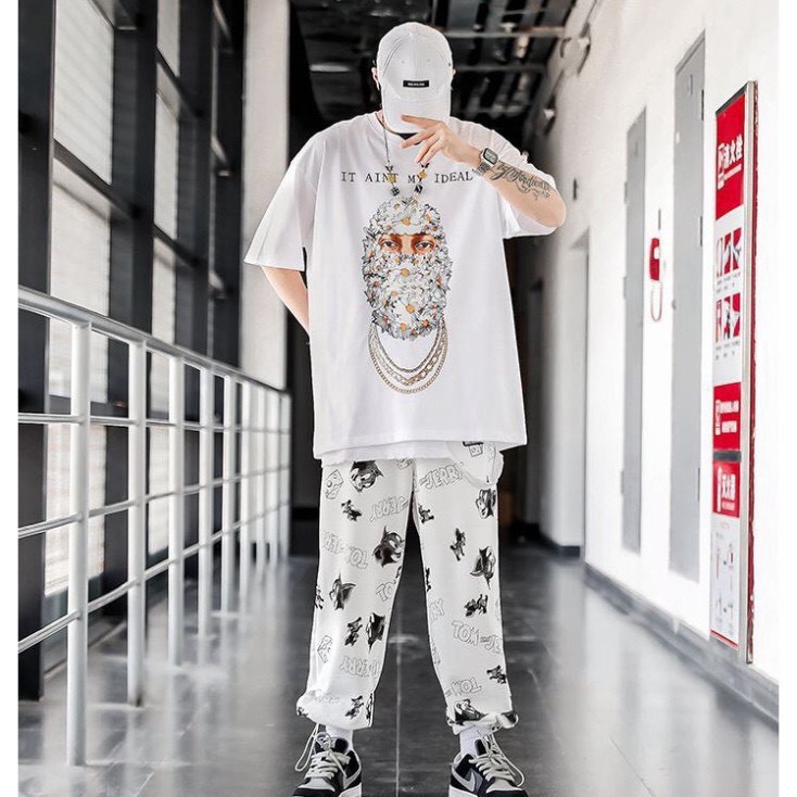 { Mã TT990- Hot Trend } Áo Thun  GAREM CHILL  Hoạ Tiết Siêu Hot Cotton Cao Cấp Thoáng Mát Hợp Trend Cá Tính