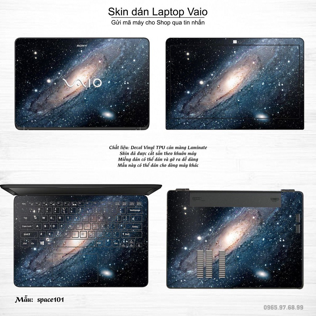 Skin dán Laptop Sony Vaio in hình không gian _nhiều mẫu 17 (inbox mã máy cho Shop)