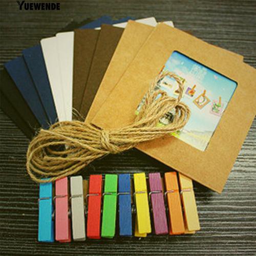 Bộ 10 khung hình giấy treo tường trang trí