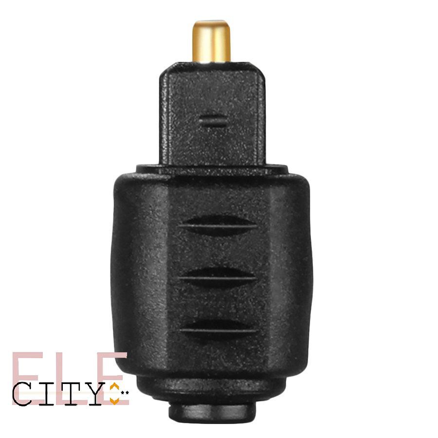 107ele Optical Audio Adapter 3.5mm Female Jack Plug To Digital Toslink