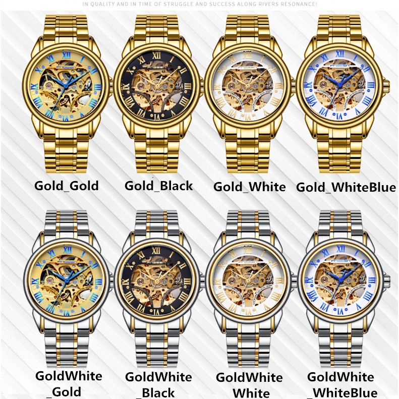 Đồng Hồ Cơ Tự Động FNGEEN 0009 Phong Cách Cá Tính Cho Nam