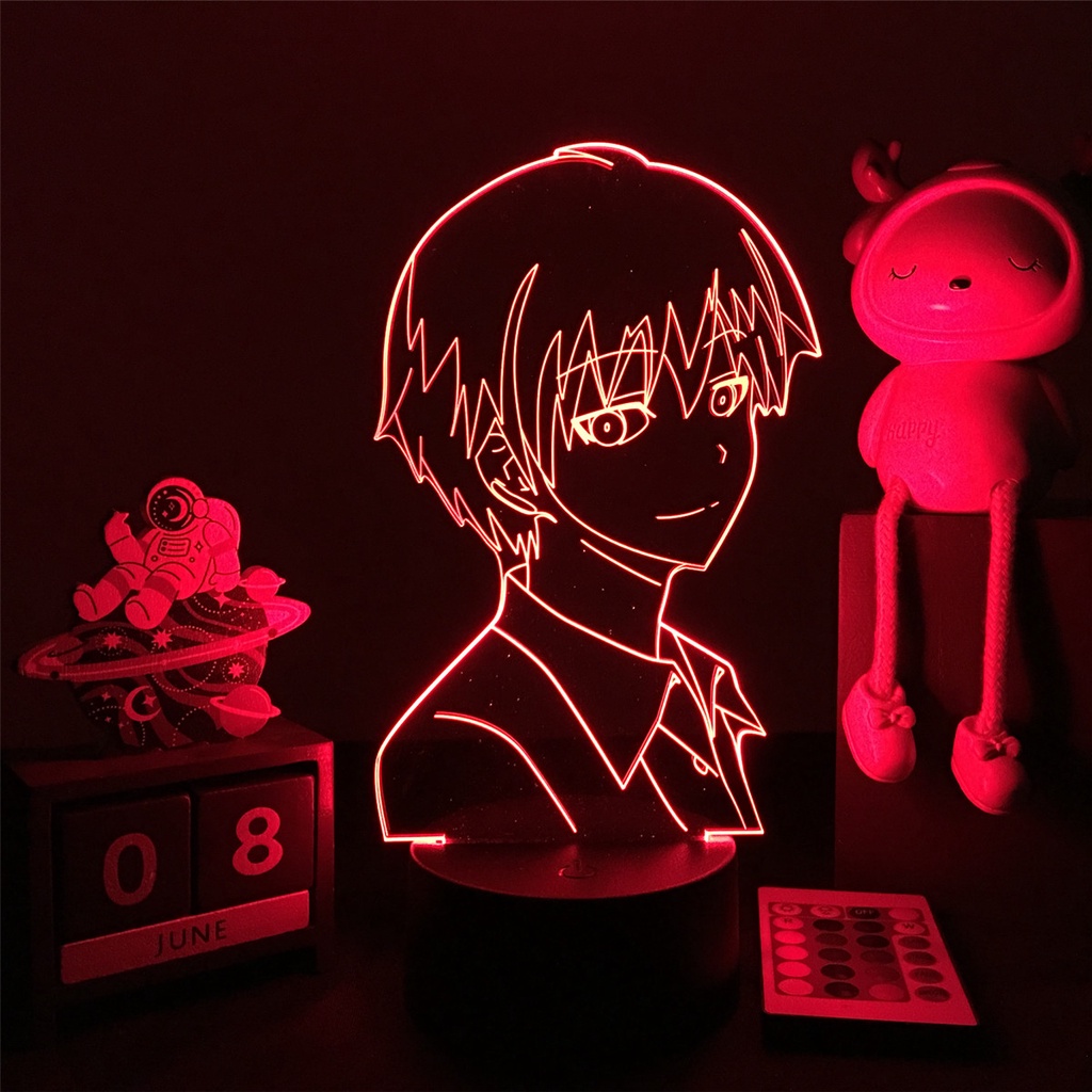 Đèn ngủ bóng LED 3D hình nhân vật Akabane Karma trong phim Assassination