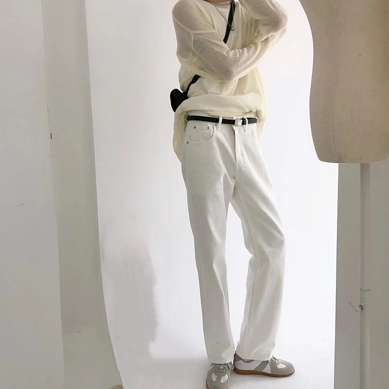 Quần KaKi Ống Rộng Dáng Suông Nam Nữ Ulzzang