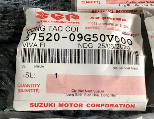 Bộ 5 nút công tắc cho xe Suzuki Viva fi/ Axelo/ Xbike