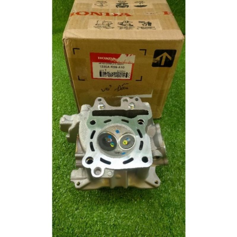 Vỏ đầu bò kèm lò xo supap móng ngựa đầy đủ Vario 150 Click 150 AB 150