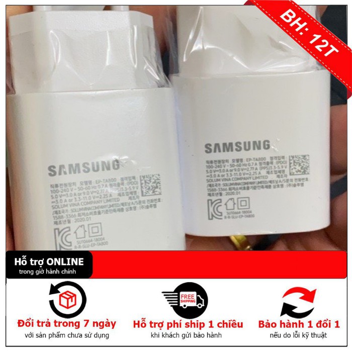 Bộ sạc nhanh Galaxy A80 25w