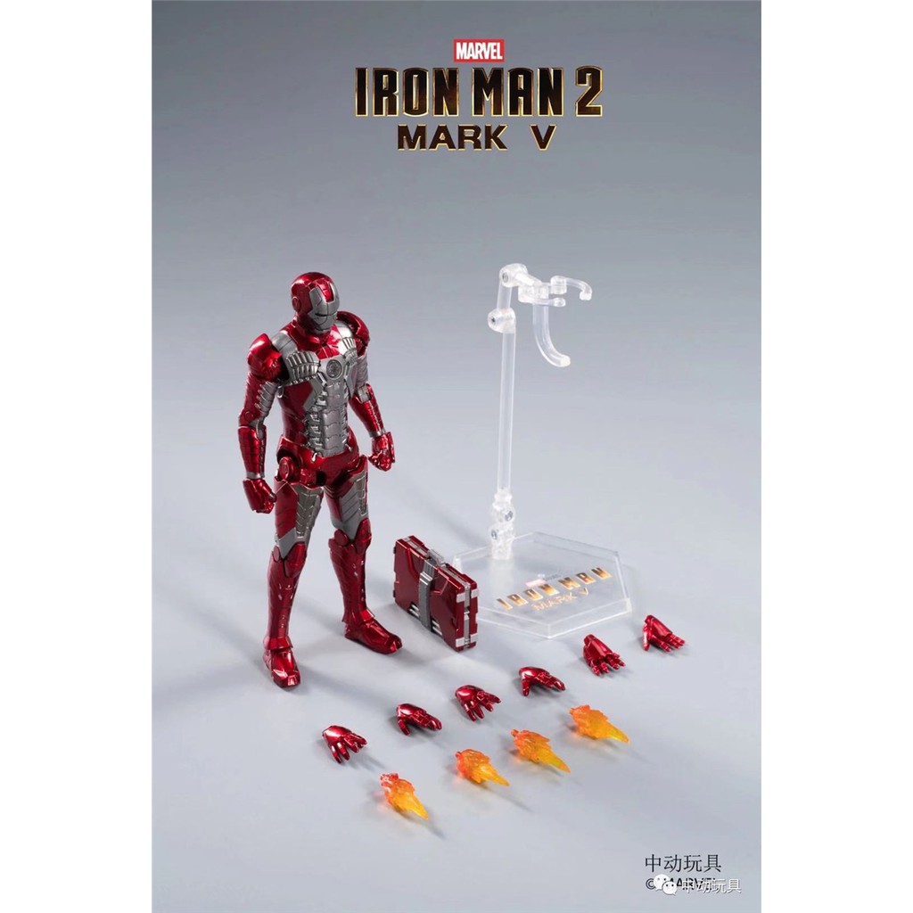 Mô hình ZhongDong ZD Toys Zdtoys Iron Man Mark V  Tỉ lệ 1:10