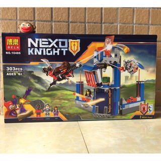 LMÔ HÌNH LẮP RÁP BELA 10486 - NEXO KNIGHT CUỘC CHIẾN BẢO VỆ THÀNH