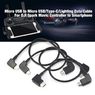 Dây cáp sạc Micro USB loại C / Micro USB cho điều khiển DJI Spark Mavic