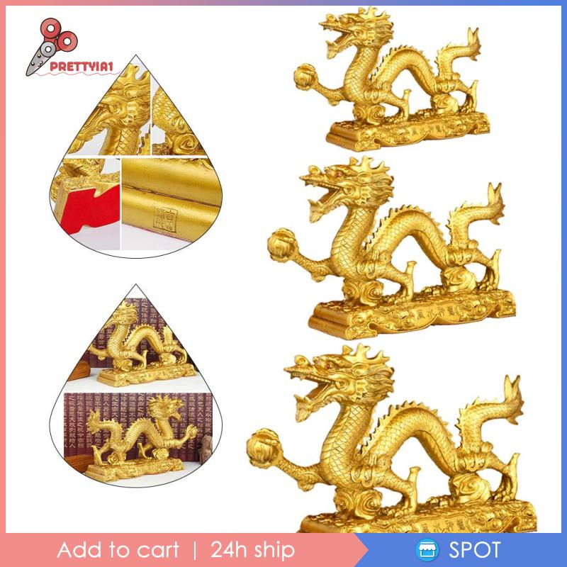 Tượng Rồng Trang Trí Bàn Tài Lộc May Mắn