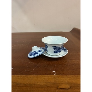 bát sâm, chén nước thờ men lam