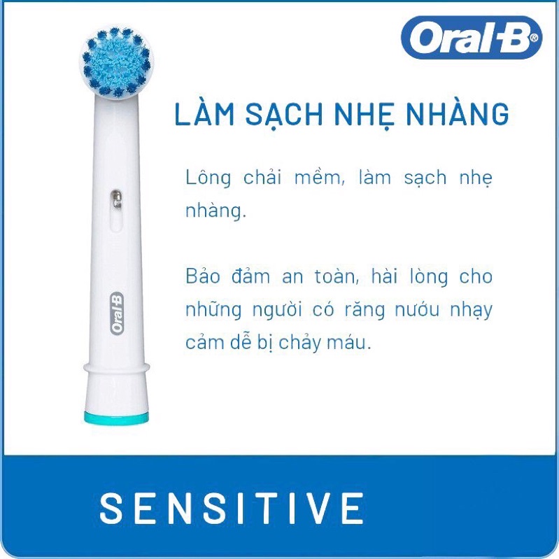 Đầu bàn chải điện Oral-B braun đủ loại Chính Hãng