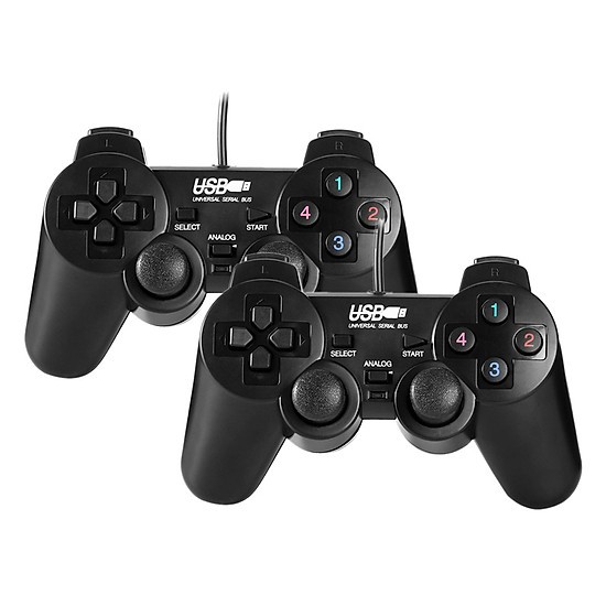 Bộ 2 tay cầm chơi game đôi cho PC