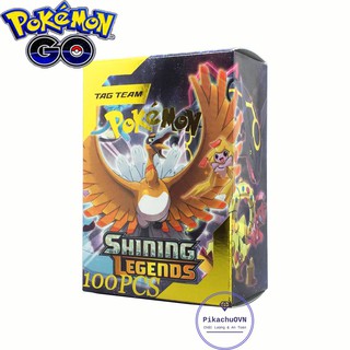 Bộ Thẻ Bài Pokemon TCG 100 Thẻ Bài 100N（38TAG TEAM+62GX) Tag Team GX MEGA EX Sưu Tập, Chơi Đối Kháng New Đẹp