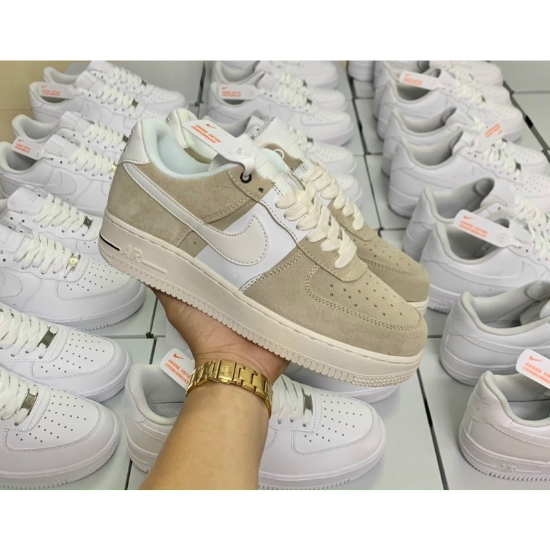 GIÀY AF1 LOW CREAM WHITE DA LỘN LAI AU