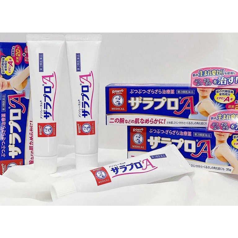 Kem bôi nang lông Zaraporo Rohto 35g Nhật Bản