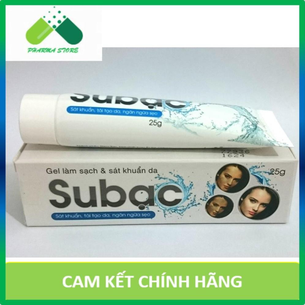 ! Gel Làm Sạch Da Subạc - Giúp Tái Tạo Tế Bào Da & Làm Mờ Sẹo Tuýp 25gr