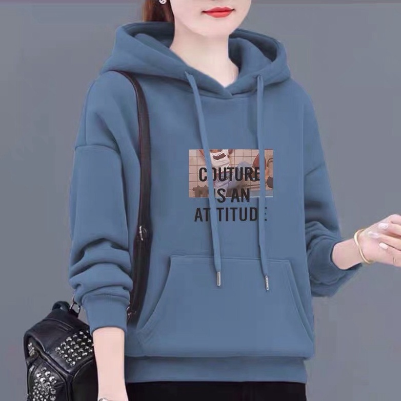 Áo hoodie nữ mặc nhà cao cấp - Áo nỉ hoodie nữ