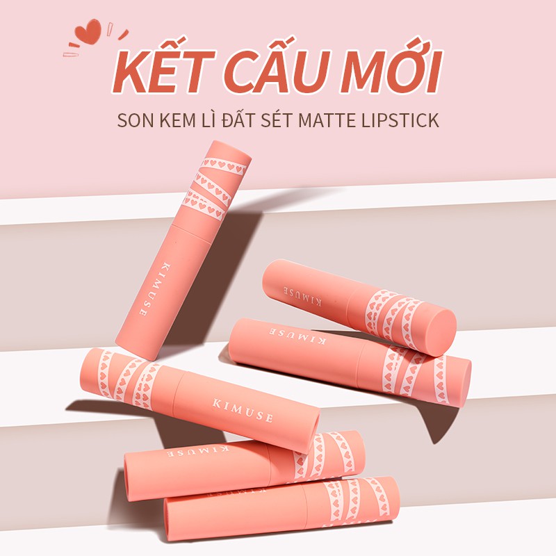 （Hà Nội）Son kem màu lì KIMUSE son môi 5ml