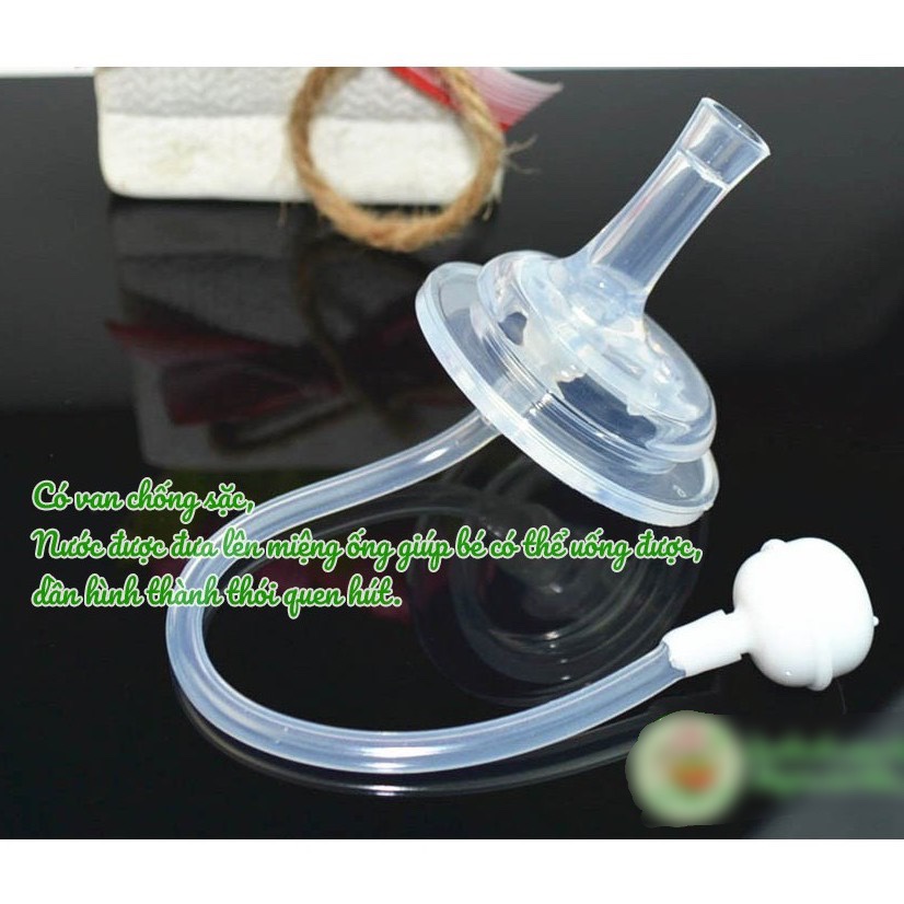 Ống tập hút bình sữa Pigeon Wesser Dr.Brown cổ hẹp