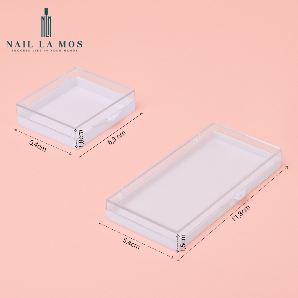 Hộp đựng nail box chuyên dụng - Hộp đựng mi fan, mi khay đa năng, tiện lợi