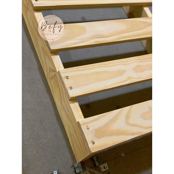 Giường Pallet Gỗ Thông Gỗ Mới 100% / Giường Ngủ Pallet Gấp Gọn - BEFY