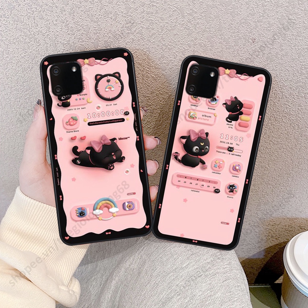 Ốp lưng Realme C11 2020 / 2021 in hình little bear, mèo đen, gấu thỏ siêu đáng yêu