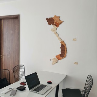 Tranh Gỗ 3D Dán Tường Home Decor