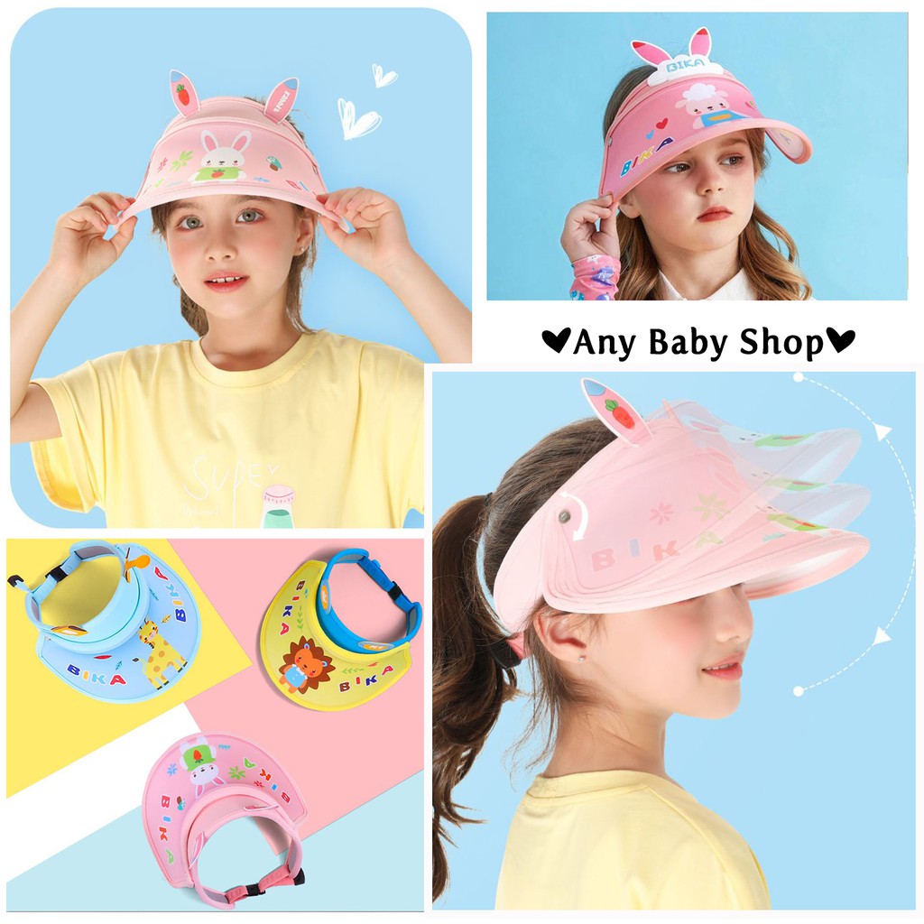 Mũ nón đi biển nửa đầu cho bé màu hình thú nhiều màu cực xinh(hàng có sẵn) ❣❣