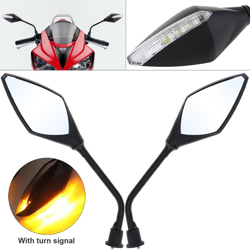 Bộ 2 Đèn Led Tín Hiệu Cho Gương Chiếu Hậu Xe Máy