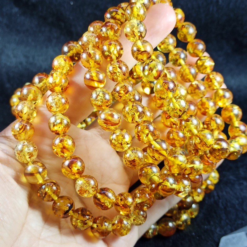 Chuỗi vòng tay hổ phách