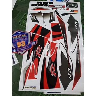 tem rời satria R120 đỏ đen