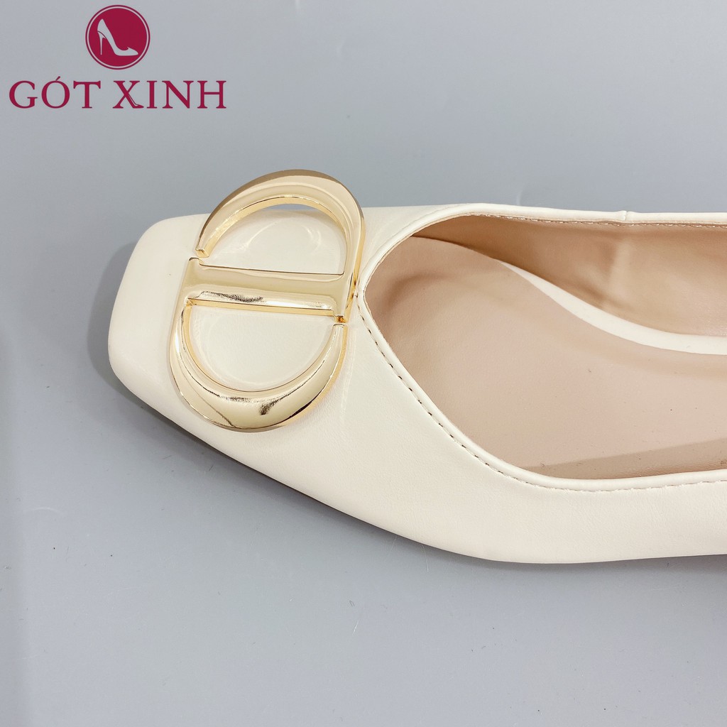 Giày búp bê GÓT XINH B1 da mờ đế bệt