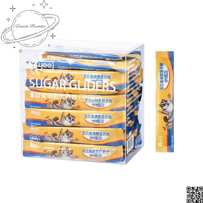 Bột ngũ cốc dinh dưỡng toàn diện Yee cho sóc bay, hamster và các động vật nhỏ khác
