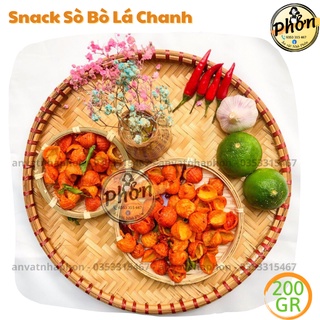[HOẢ TỐC] 200GR Snack Sò Bò Lá Chanh, Sài Thành - Ăn Vặt Nhà Phởn