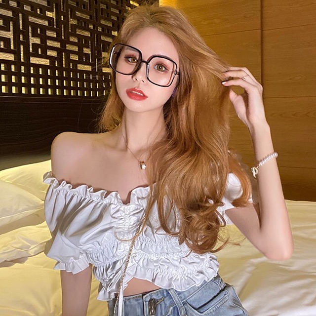 ÁO CROPTOP TRỄ VAI RÚM NGỰC (3 MÀU) | BigBuy360 - bigbuy360.vn