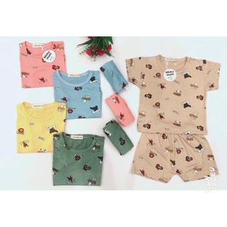 Bộ cộc tay 🔥FREE SHIP🔥 Bộ Minky Mom cộc tay chất thun lạnh siêu mềm mịn, thoáng mát - Hàng loại 1 HIT002