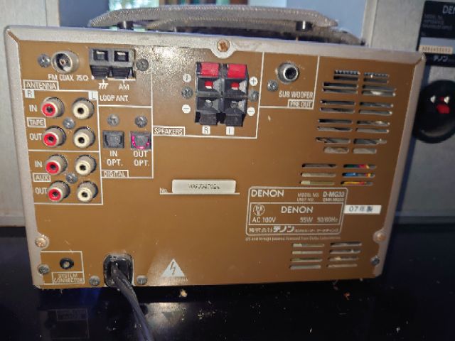 Dàn mini nghe nhạc cao cấp DENON MG33 bãi zin nguyên bản, hoạt động tốt, âm thanh hay